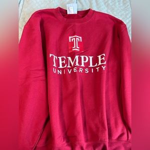 temple crewneck sweatshirt